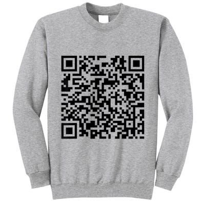 Trump Dancing Funny Code Barre 2025 Tall Sweatshirt