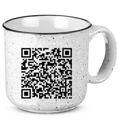 Trump Dancing Funny Code Barre 2025 15oz Campfire Ceramic Mug