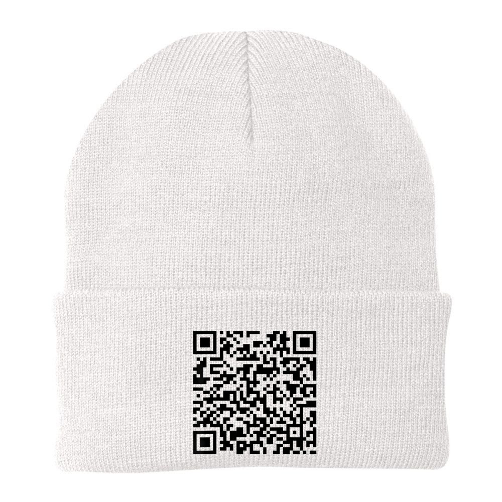 Trump Dancing Funny Code Barre 2025 Beanie
