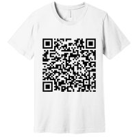 Trump Dancing Funny Code Barre 2025 Premium T-Shirt