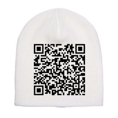 Trump Dancing Funny Code Barre 2025 Short Acrylic Beanie