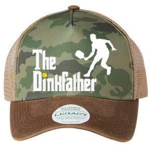 The Dink Father Pickleball Dad Funny Pickleball Legacy Tie Dye Trucker Hat