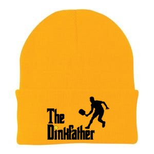 The Dink Father Pickleball Dad Funny Pickleball Knit Cap Winter Beanie