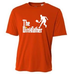 The Dink Father Pickleball Dad Funny Pickleball Cooling Performance Crew T-Shirt