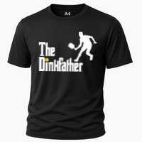 The Dink Father Pickleball Dad Funny Pickleball Cooling Performance Crew T-Shirt
