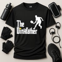 The Dink Father Pickleball Dad Funny Pickleball Cooling Performance Crew T-Shirt