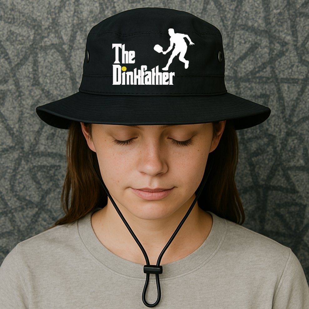 The Dink Father Pickleball Dad Funny Pickleball Bucket Hat