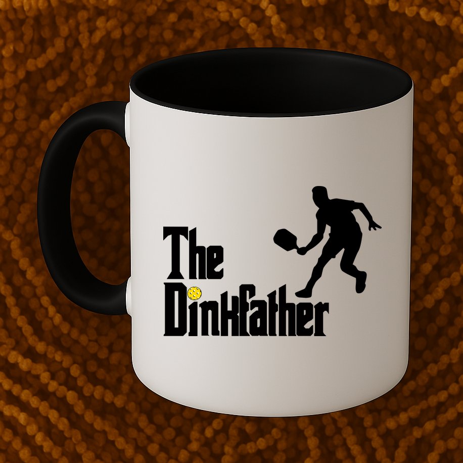 The Dink Father Pickleball Dad Funny Pickleball Mug