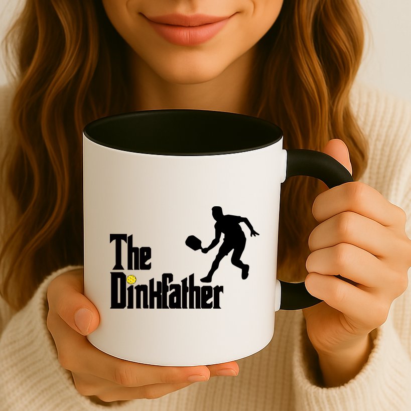 The Dink Father Pickleball Dad Funny Pickleball Mug