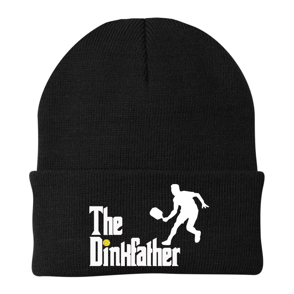 The Dink Father Pickleball Dad Funny Pickleball Beanie
