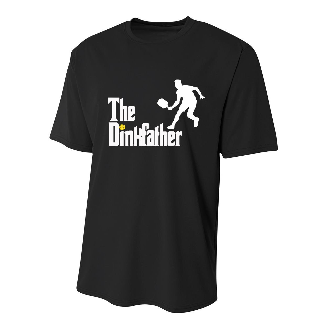 The Dink Father Pickleball Dad Funny Pickleball Youth Performance Sprint T-Shirt
