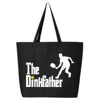 The Dink Father Pickleball Dad Funny Pickleball 25L Jumbo Tote
