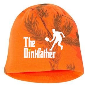 The Dink Father Pickleball Dad Funny Pickleball Kati - Camo Knit Beanie