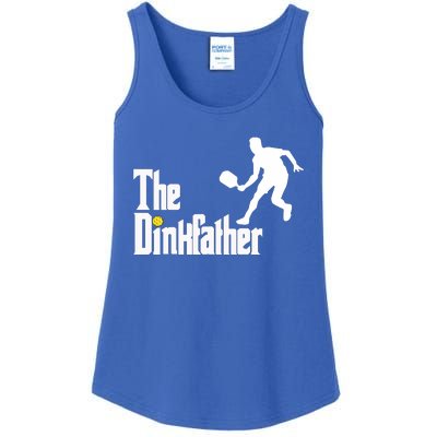 The Dink Father Pickleball Dad Funny Pickleball Ladies Essential Tank