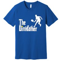 The Dink Father Pickleball Dad Funny Pickleball Premium T-Shirt