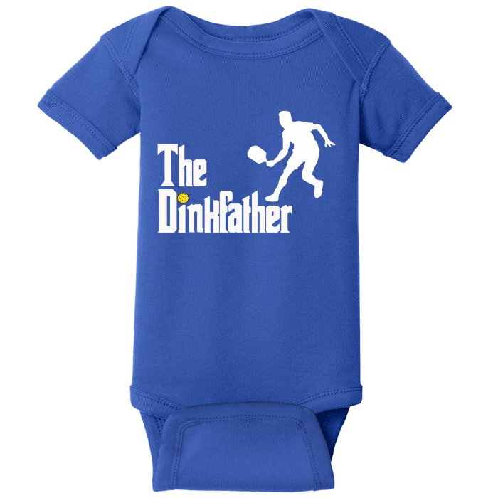 The Dink Father Pickleball Dad Funny Pickleball Baby Bodysuit