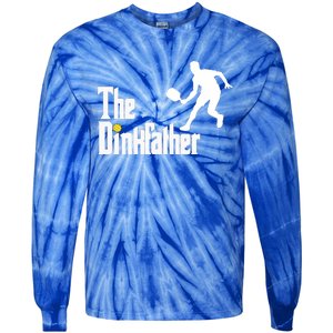 The Dink Father Pickleball Dad Funny Pickleball Tie-Dye Long Sleeve Shirt