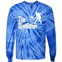 The Dink Father Pickleball Dad Funny Pickleball Tie-Dye Long Sleeve Shirt