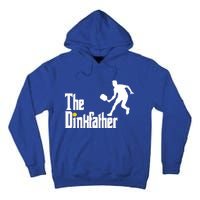 The Dink Father Pickleball Dad Funny Pickleball Tall Hoodie