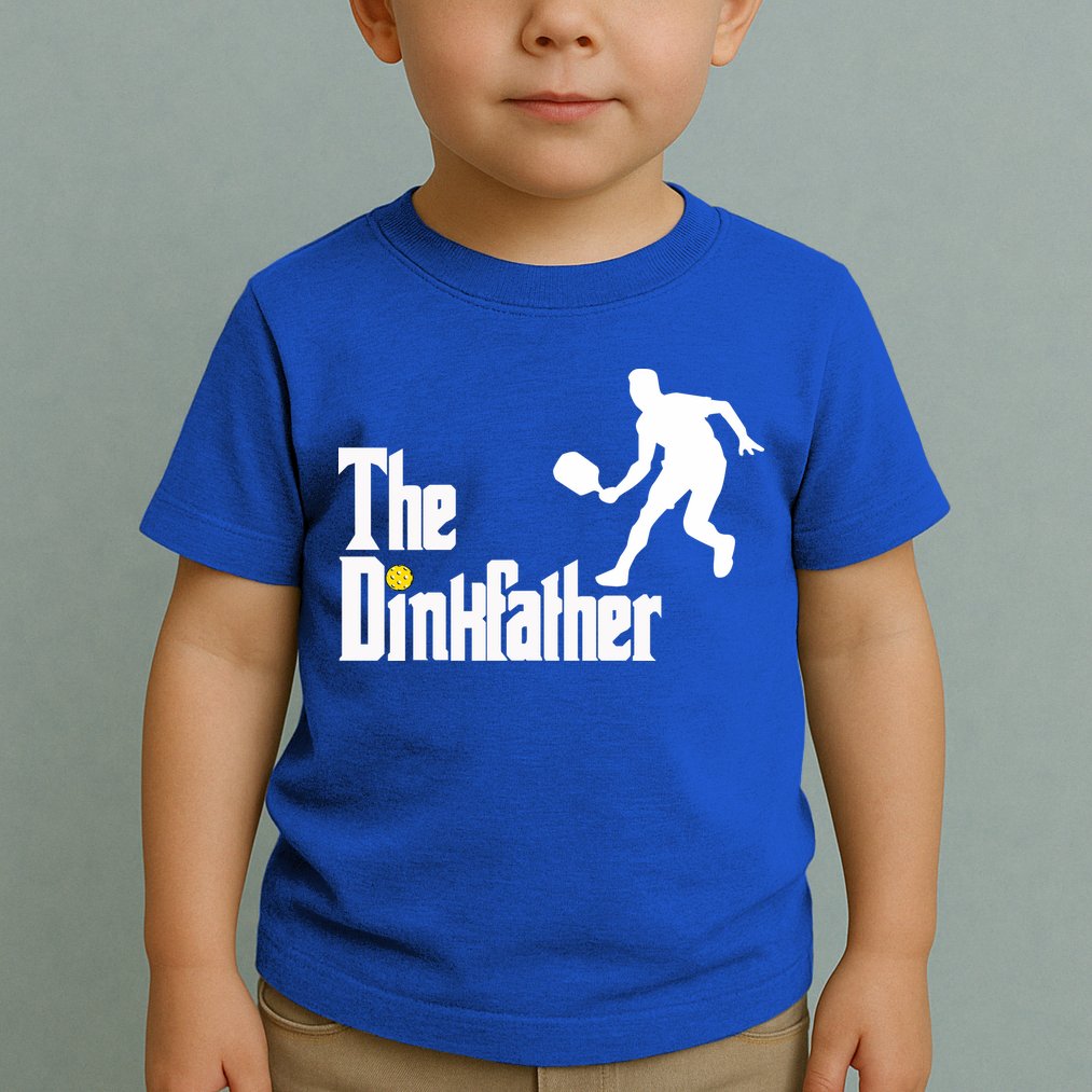 The Dink Father Pickleball Dad Funny Pickleball Toddler T-Shirt