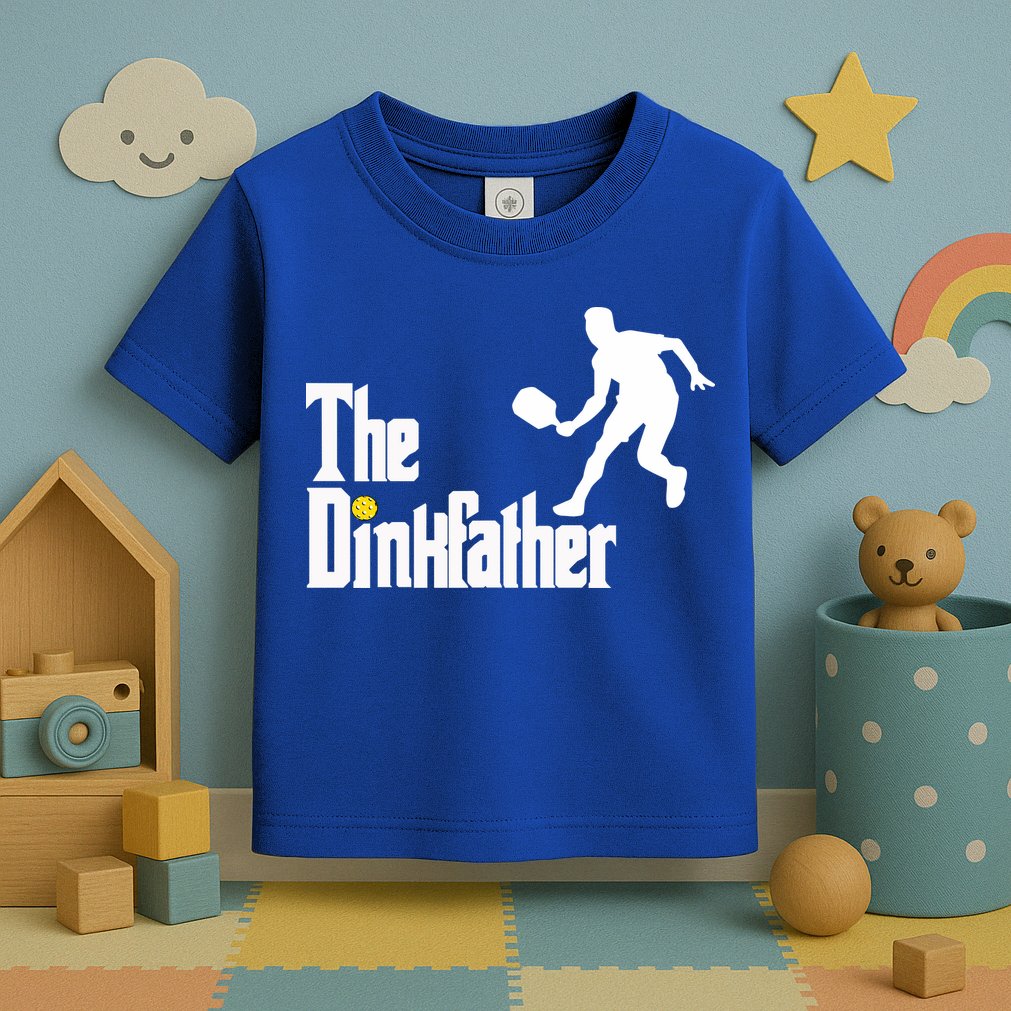 The Dink Father Pickleball Dad Funny Pickleball Toddler T-Shirt