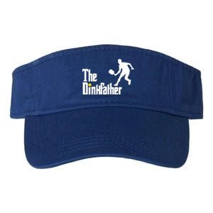 The Dink Father Pickleball Dad Funny Pickleball Valucap Bio-Washed Visor