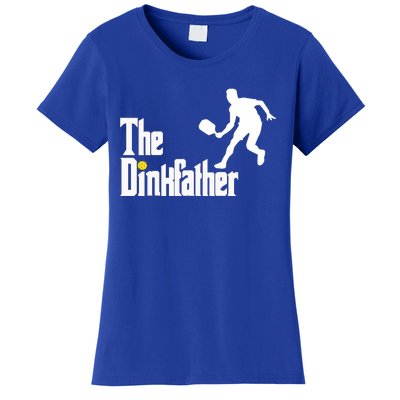 The Dink Father Pickleball Dad Funny Pickleball Women's T-Shirt