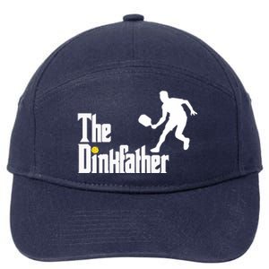 The Dink Father Pickleball Dad Funny Pickleball 7-Panel Snapback Hat