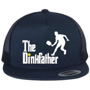 The Dink Father Pickleball Dad Funny Pickleball Flat Bill Trucker Hat