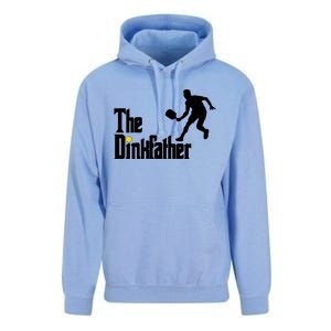 The Dink Father Pickleball Dad Funny Pickleball Unisex Surf Hoodie