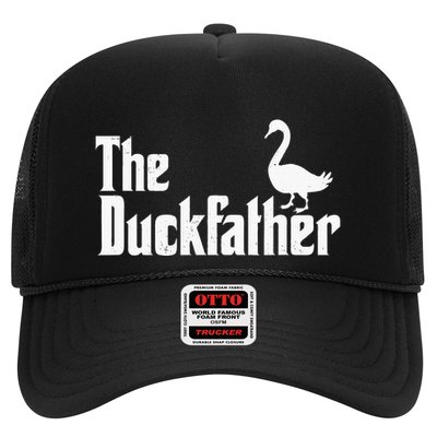 The Duck Father Duck Lover Quack Dad Goose Lover Trucker Hat