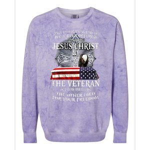 Two Defining Forces Have Ever Offered To Die For You Colorblast Crewneck Sweatshirt