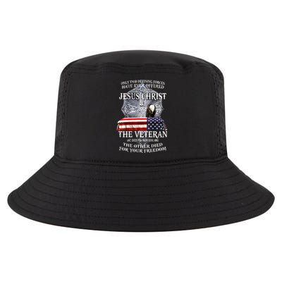 Two Defining Forces Have Ever Offered To Die For You Cool Comfort Performance Bucket Hat