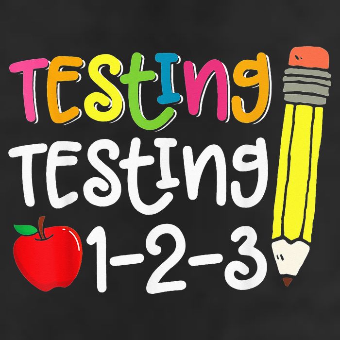 Testing Day For Teacher Testing Testing 123 Cute Test Day Cool Comfort Performance Bucket Hat