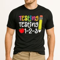 Testing Day For Teacher Testing Testing 123 Cute Test Day Performance Shirt