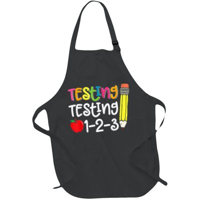 Testing Day For Teacher Testing Testing 123 Cute Test Day Apron