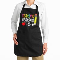 Testing Day For Teacher Testing Testing 123 Cute Test Day Apron