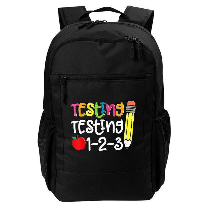 Testing Day For Teacher Testing Testing 123 Cute Test Day Backpack