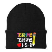 Testing Day For Teacher Testing Testing 123 Cute Test Day Beanie