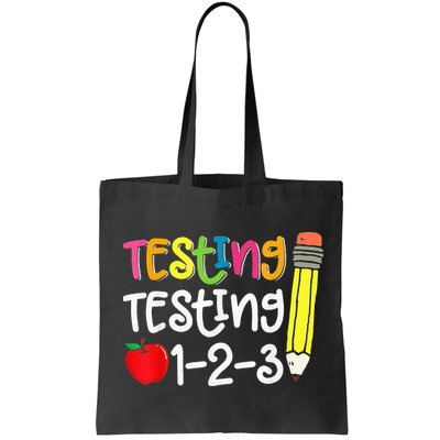 Testing Day For Teacher Testing Testing 123 Cute Test Day Bag