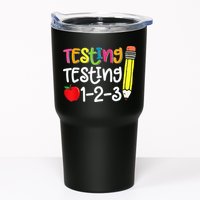Testing Day For Teacher Testing Testing 123 Cute Test Day Tumbler