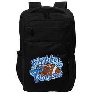 Tackle Diabetes Football Lover Game Day Sport Team Impact Tech Backpack