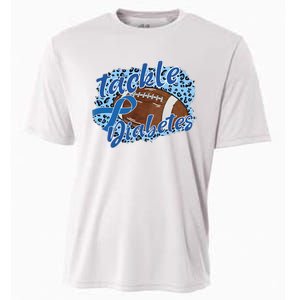 Tackle Diabetes Football Lover Game Day Sport Team Cooling Performance Crew T-Shirt