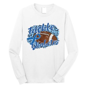 Tackle Diabetes Football Lover Game Day Sport Team Long Sleeve Shirt