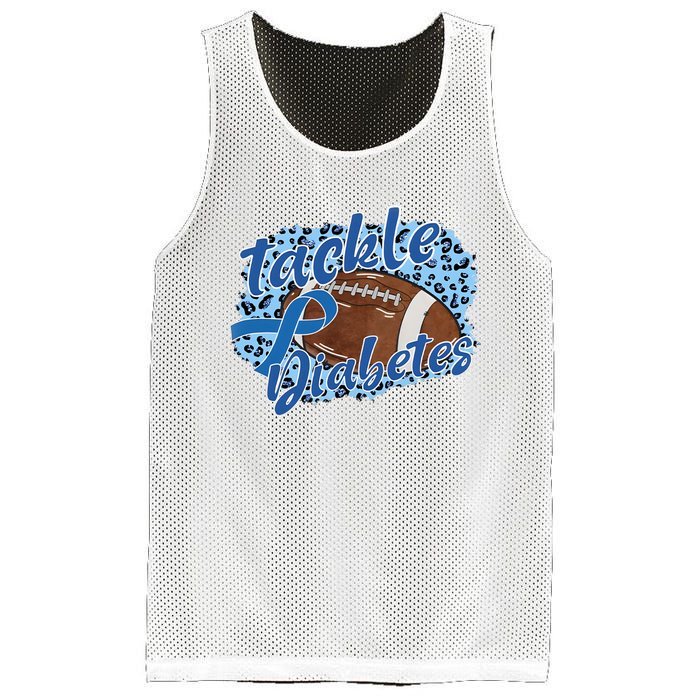 Tackle Diabetes Football Lover Game Day Sport Team Mesh Reversible Basketball Jersey Tank