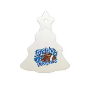 Tackle Diabetes Football Lover Game Day Sport Team Ceramic Tree Ornament