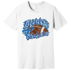 Tackle Diabetes Football Lover Game Day Sport Team Premium T-Shirt