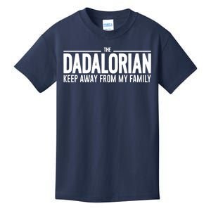 The Dadalorian Funny Fathers Day Costume Kids T-Shirt