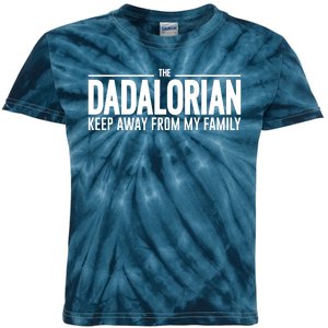 The Dadalorian Funny Fathers Day Costume Kids Tie-Dye T-Shirt