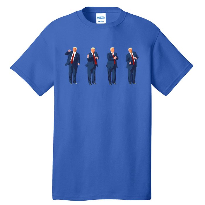 Trump Dance Funny Pro Trump 2024 Vote Trump President Maga Gift Tall T-Shirt